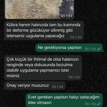 Dinarsu Halı: Özel Yıkama Fiyaskosu