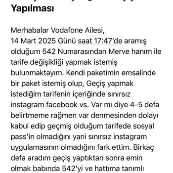 Yanlış Tarife Bilgilendirmesi Ve Mağduriyet