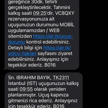 THY Uçuş Ertelemesi Tatil Planlarımızı Altüst Etti