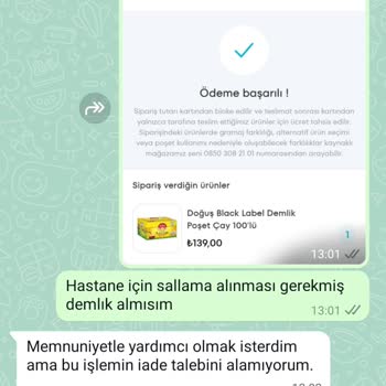 Yanlış Ürün Ve Eksik İade: A101'den Hayal Kırıklığı