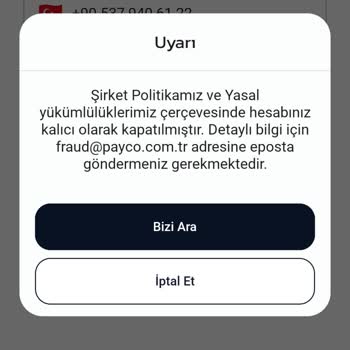 Hesap Kapatıldı, Yanıt Alamıyorum