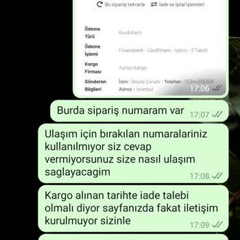Yanlış Beden Ve Ulaşılamayan Müşteri Hizmetleri Kabusu