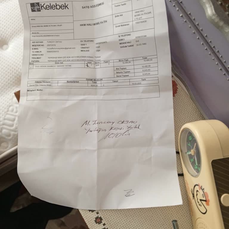 Yırtık Yatak Sorunu Ve Değişim Talebi