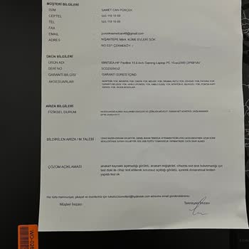 HP Teknik Servis Sorunları Ve Yetersiz Hizmet