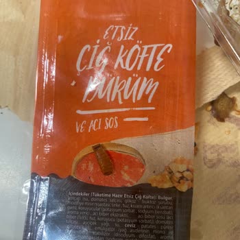 Gurumen Çiğköfte'de Tehlikeli Plastik Parça!