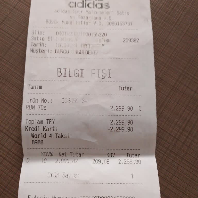 Adidas Ayakkabı Değişim Talebinde Haksız Ret