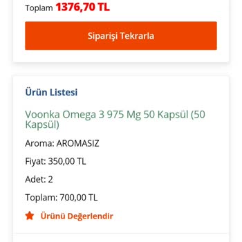 Okside Olan Omega 3 Ürünü Ve İade Süreci Sorunu