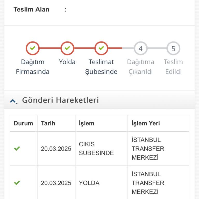 Yanlış Kargo Aktarımıyla Karışıklık