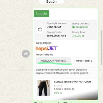 Siparişim Gönderilmiyor Ve Para İadesi Yapılmıyor