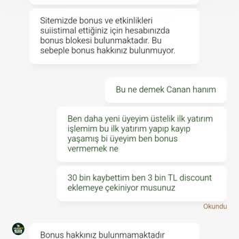 İlk Yatırımda Bonus Sorunu