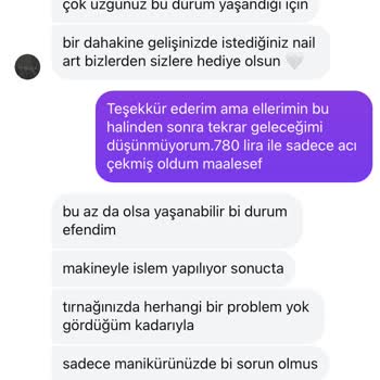 Tırnak Yenileme İşleminde Yaşanan Ağrılı Deneyim Ve Yetersiz Telafi