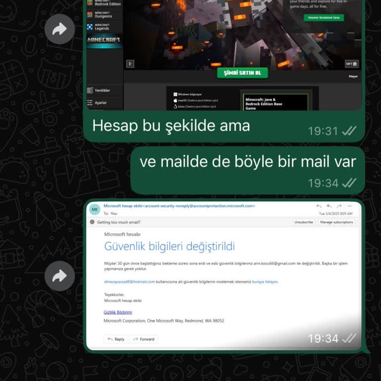 Minecraft Hesap Sorunu Ve İletişim Eksikliği
