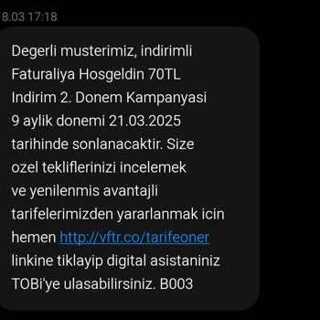 Vodafone'un Yanıltıcı İletişimi Ve Fatura Sorunu