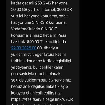 Vodafone'un Yanıltıcı İletişimi Ve Fatura Sorunu