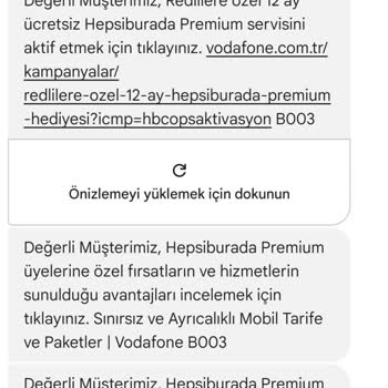 Vodafone Tarife Geçişinde Verilmeyen Hepsiburada Avantajları