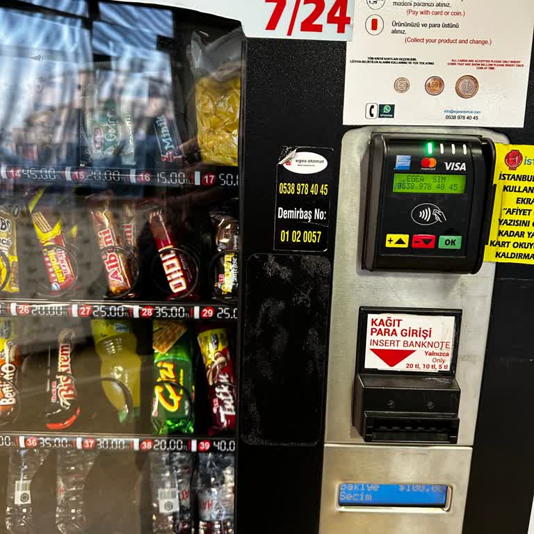 Egea Otomatı Paramı Yuttu, Ürün Vermedi!