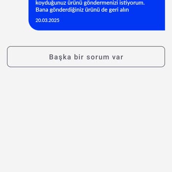 Yanıltıcı Ürün Gönderimi Ve Yetersiz Müşteri Hizmeti