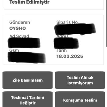 Kargoda Teslimat Sorunu: Ürün Başkasına Teslim Edildi