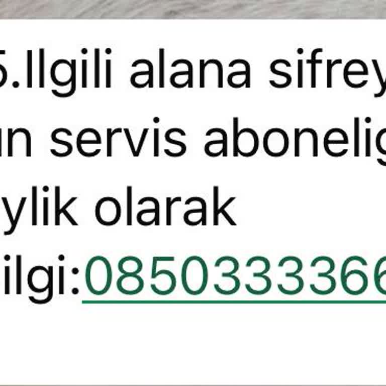 Yanlış Abonelik Ücreti İadesi Talebi