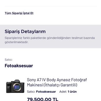 Sipariş İptali Ve Stok Sorunu