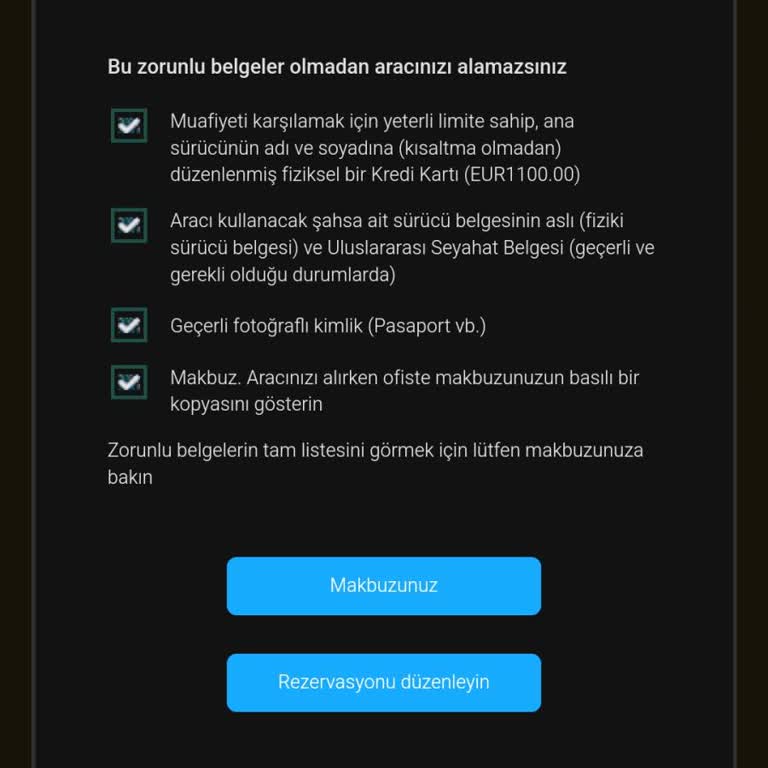 Araç Kiralamada Şaşırtan Depozito Farkı