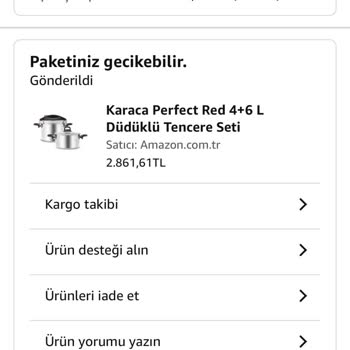 Amazon Siparişim Ulaşmadı Ve İade Yapılmadı