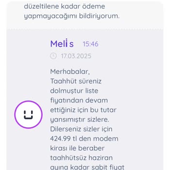 Taahhüt Süresi Dolmasına Rağmen Yüksek Fatura Ve Hizmet Kısıtlaması