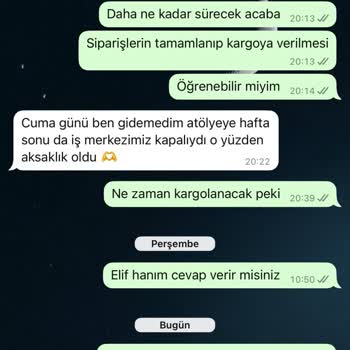 Mia Tasarım Atölyesi: Teslimat Gecikmesi Ve İletişim Eksikliği