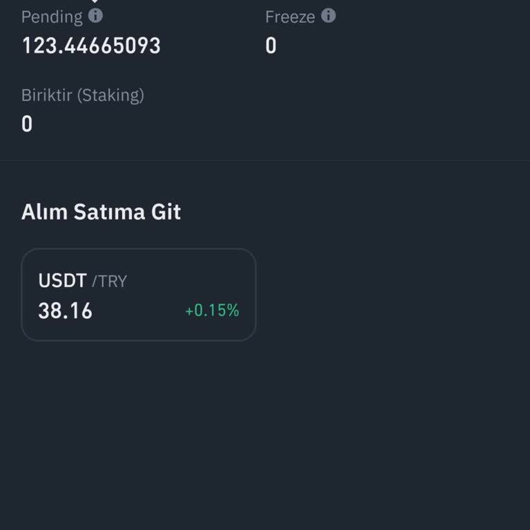 Binance'de USDT Satış Sorunu