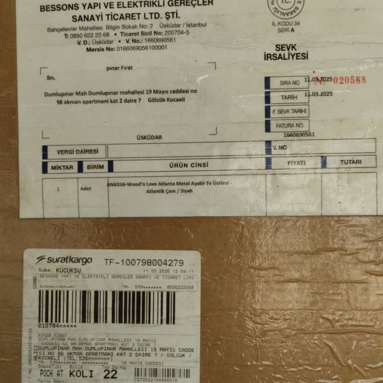 Kargo Teslimatında Büyük Sorun Ve İletişim Eksikliği