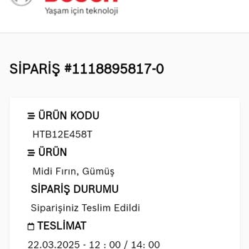 Bosch Fırın Kapağı Sorunu Güvenimizi Sarstı