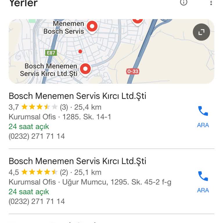 Bosch Servisinden Yetersiz Hizmet Ve Yüksek Ücret