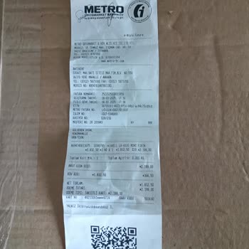 Metro Market'te Hayal Kırıklığı: Arızalı Ürün Ve Yetersiz Müşteri Hizmetleri