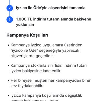 İndirim Tutarı Hesaba Yansımıyor