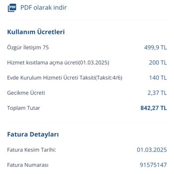 Hizmet Alınmadan Faturalandırma Ve Düşük İnternet Hızı Sorunu