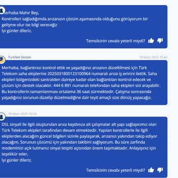 İnternet Bağlantısı Sorunu Ve Yetersiz Müşteri Hizmeti