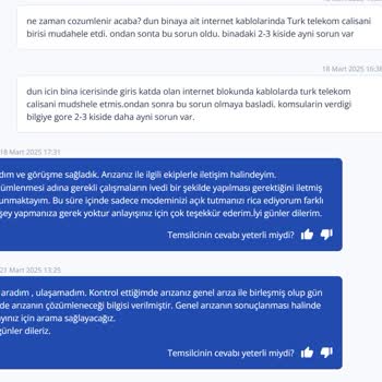 İnternet Bağlantısı Sorunu Ve Yetersiz Müşteri Hizmeti