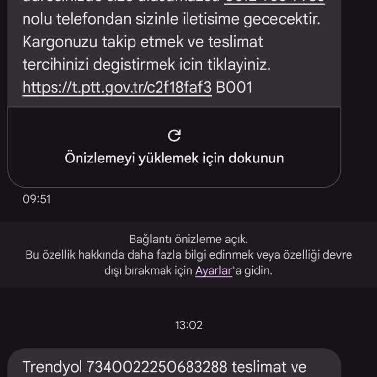 PTT Kargo İle Teslimat Sorunu