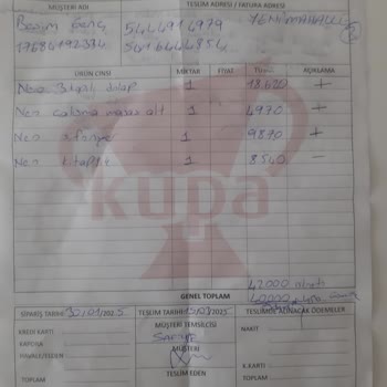 Eksik Montaj Malzemesi Ve Kusurlu Ürün Sorunu