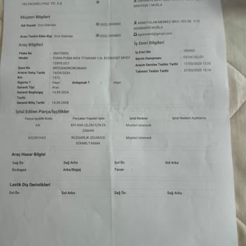 Ford Puma'da Teslimat Sonrası Hayal Kırıklığı