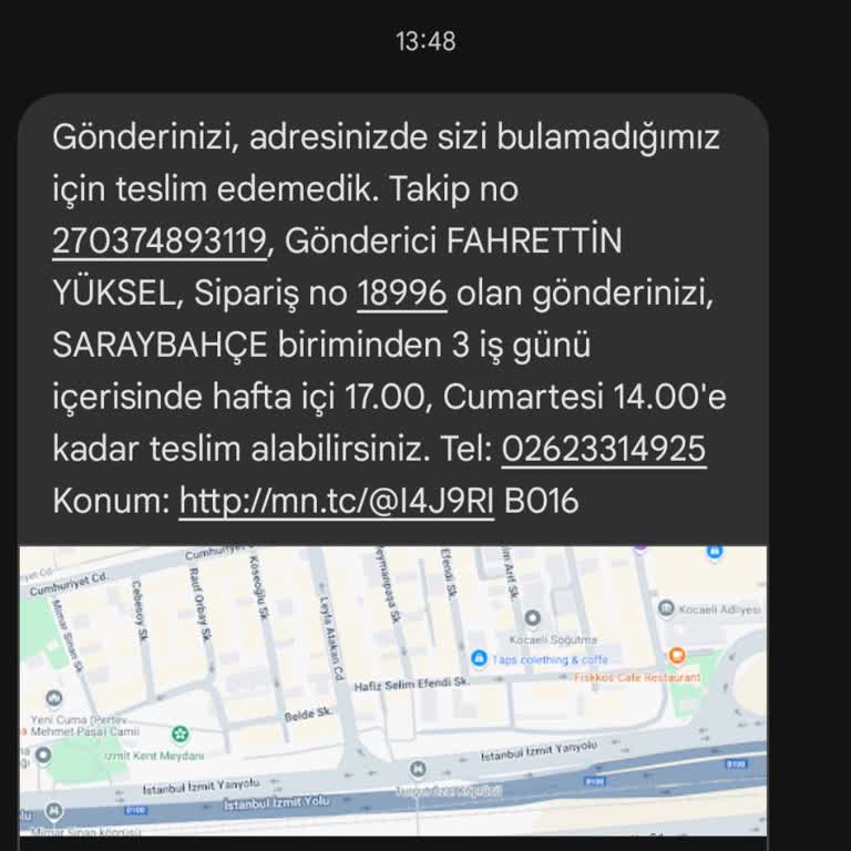 Kapıya Gelmeyen Kargo Ve Ulaşılmaz Şube Sorunu