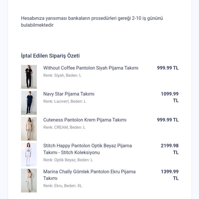 İptal Edilen Sipariş Ve Yetersiz Müşteri Hizmetleri