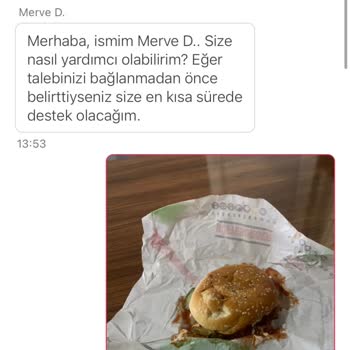 Burger King Siparişim Buz Gibi Geldi Ve Çözüm Sunulmadı