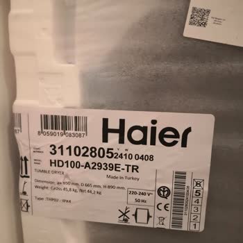 Haier Kurutma Makinesi İle Başlayan Sorunlar Zinciri