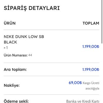 Bygwear Instagram'dan Alınan Ayakkabının Teslim Edilmemesi