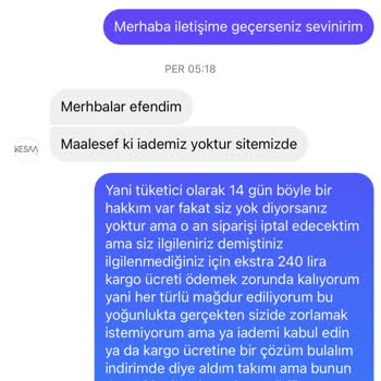 Yanlış Renk Seçimi Ve İptal Sorunu