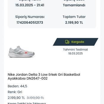 Kargo Firmasının Umursamaz Tavrı Ve Teslimat Sorunu