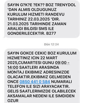 Kurulum Saatinde Belirsizlik Ve İletişim Sorunu