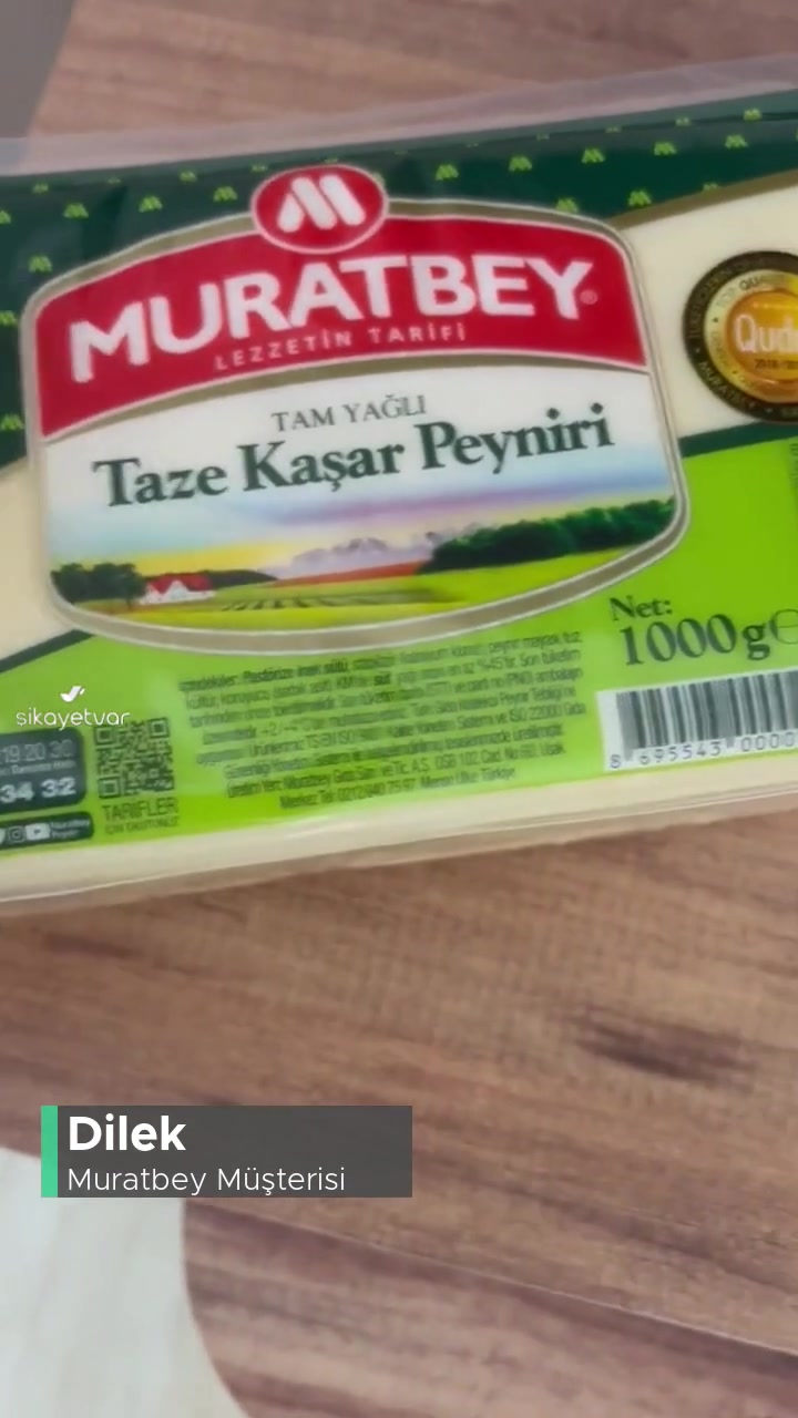 Muratbey Kaşar Peynirin İçinden Kıl Çıktı! videonun kapak resmi