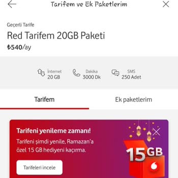 Vodafone'dan 2 Katı Fiyat Şoku